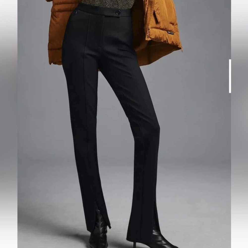 Maeve by Anthropologie Ankle Zip Pants Black